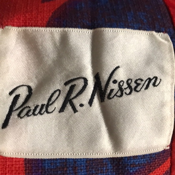 Paul R. Nissen vintage union made bold floral pattern lined jacket - Picture 5 of 6